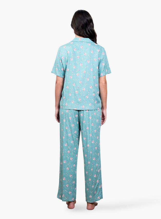 Aadaraya Floral Print Pyjama Set - Image 3