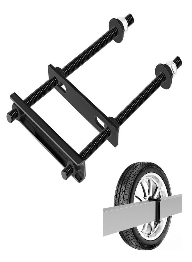 Delmoar Trailer Spare Tire Mount, Universal Wheel Bracket, Steel, Fits Most Tire - Image 1