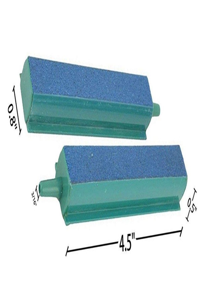 أكس أم أتش أف حوض سمك XMHF مكون من 3 قطع، إطار بلاستيكي أخضر 4 بوصة (100 مم)، موزع أكسجين معدني أزرق لإطلاق فقاعات الهواء، قضيب حجر هوائي - Image 3