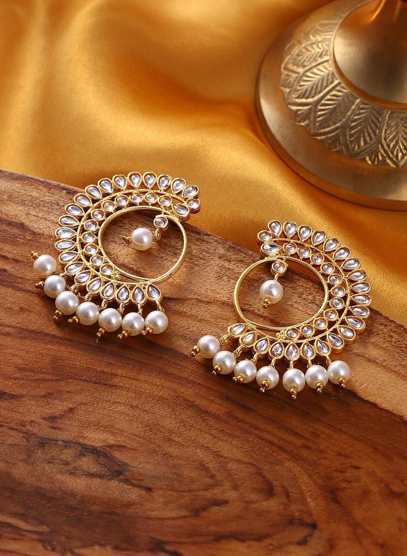SOHI Stones Artificial Drop Earring Jewellery - Image 2