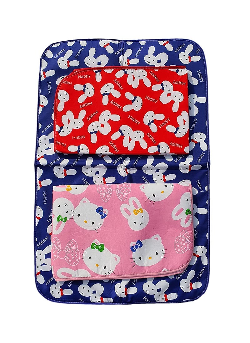 FinchGold Baby Diaper Changing Matt Drysheet for New Born Baby Pack of 3 06 Months Multicolored  - Image 4
