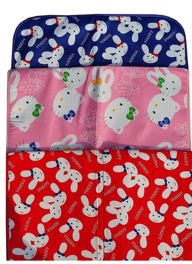 FinchGold Baby Diaper Changing Matt Drysheet for New Born Baby Pack of 3 06 Months Multicolored  - Image 2