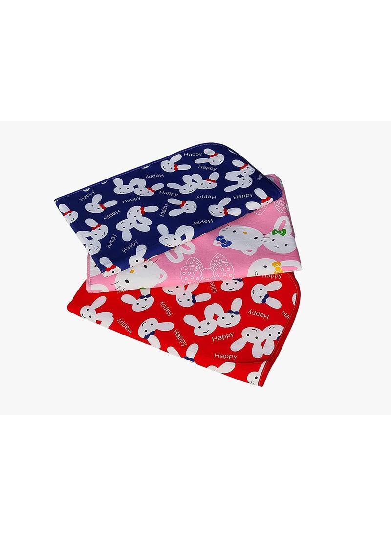 FinchGold Baby Diaper Changing Matt Drysheet for New Born Baby Pack of 3 06 Months Multicolored  - Image 3