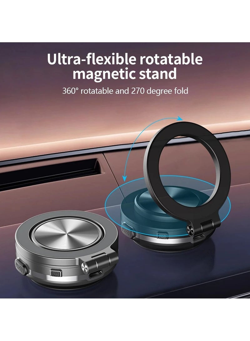 AROAQ Magnetic Car Phone Holder with 360 Degree Rotation and Strong Vacuum Mount Powerful Magnet for iPhone 12 13 14 15 16 Pro Max - Image 5