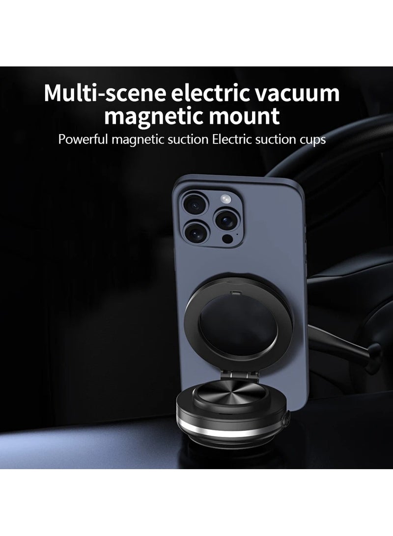AROAQ Magnetic Car Phone Holder with 360 Degree Rotation and Strong Vacuum Mount Powerful Magnet for iPhone 12 13 14 15 16 Pro Max - Image 2