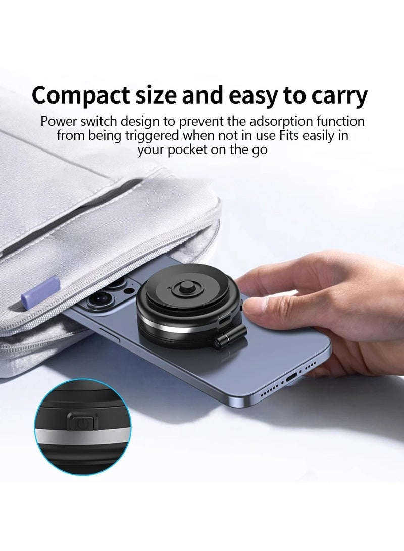 AROAQ Magnetic Car Phone Holder with 360 Degree Rotation and Strong Vacuum Mount Powerful Magnet for iPhone 12 13 14 15 16 Pro Max - Image 3