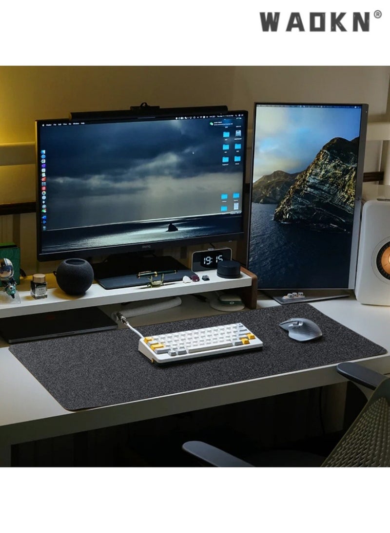 100x40cm Desk Pad,Multi-functional Large Non-Slip Desk Mat, Dual Purpose for Mouse & Writing, Suitable for Office & Home, Creates an Efficient & Comfortable Work Environment