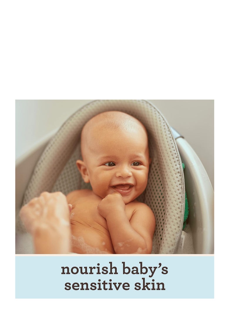 Aveeno Baby - لوشن ترطيب يومي من أفينو بيبي للبشرة الحساسة مع دقيق الشوفان الغروي الطبيعي والدايميثيكون وعطر مضاد للحساسية وخالي من الفثالات والبارابين، 18 أونصة سائلة، قد تختلف العبوة - Image 1