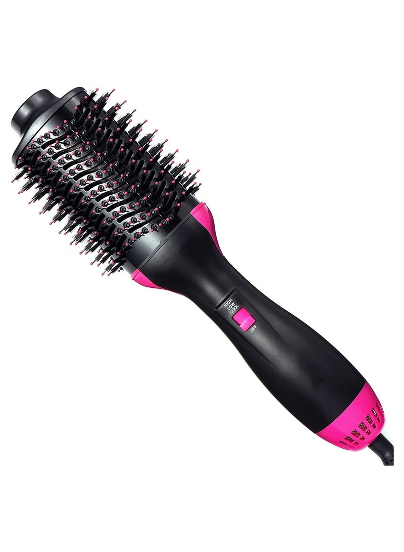 One Step Hot Air Brush,3 in 1 Upgrade Blow Dryer Brush,Hair Dryer & Volumizer for Hair Straightening, Curling and Styling，Reduce Frizz and Static - Image 1