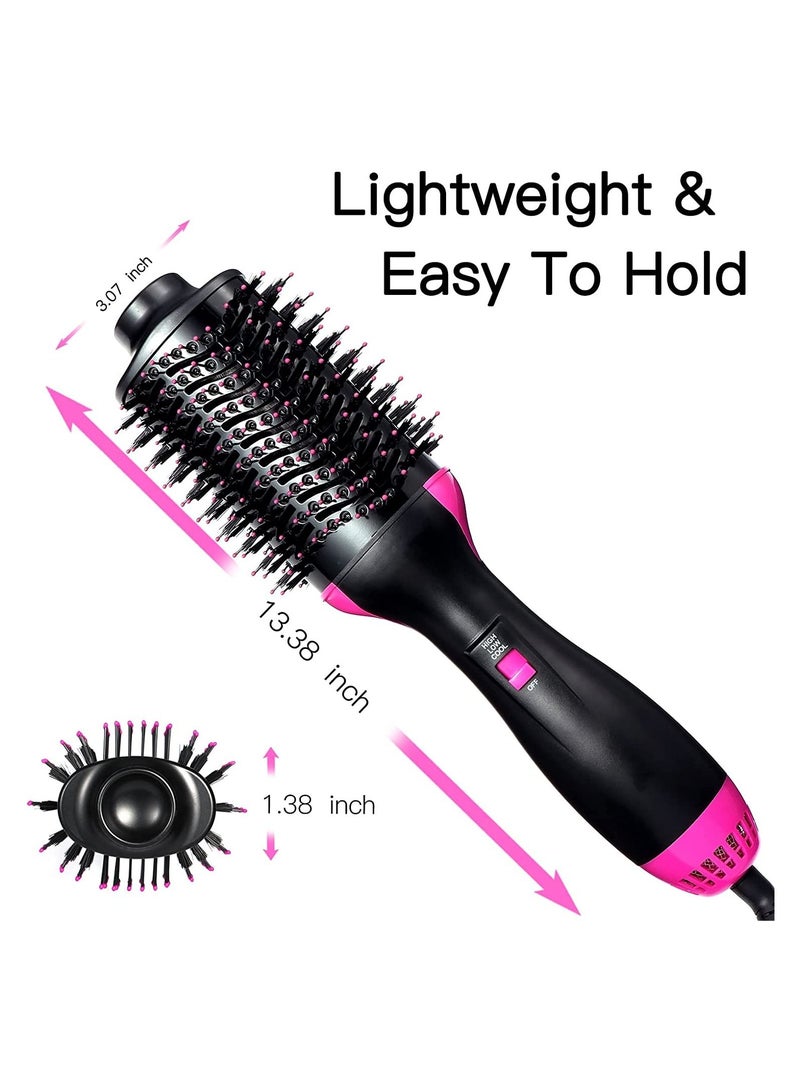 One Step Hot Air Brush,3 in 1 Upgrade Blow Dryer Brush,Hair Dryer & Volumizer for Hair Straightening, Curling and Styling，Reduce Frizz and Static - Image 4