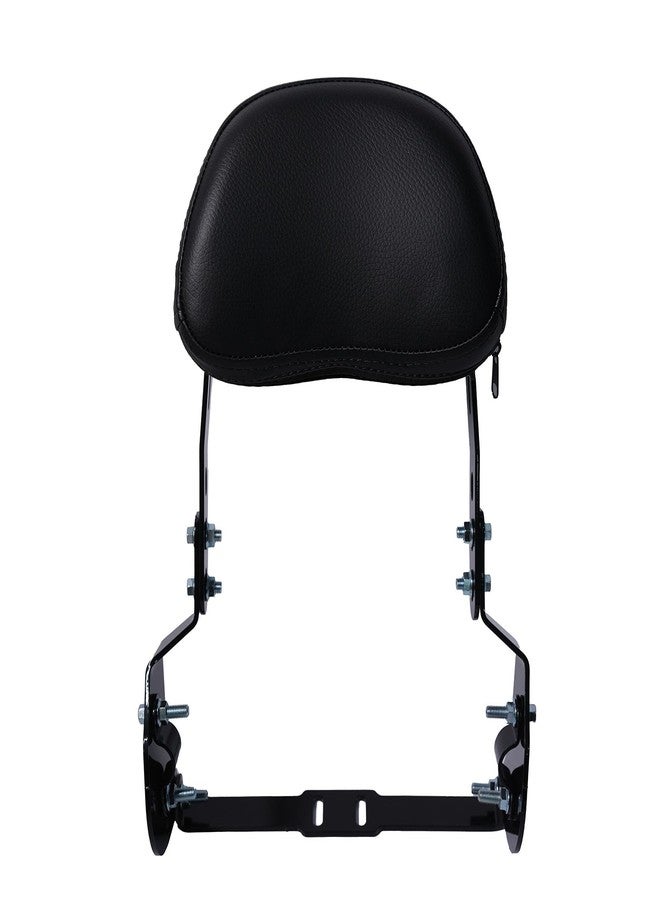 JMCHstore Mini Bike Backrest Sissy Bar w/Cushion for Coleman B200 B200R B200RSV B200C B200V RB200 RT200 Mega Moto B212 MAX - adjustable height slots, padded backrest cushion for rider support - Image 3