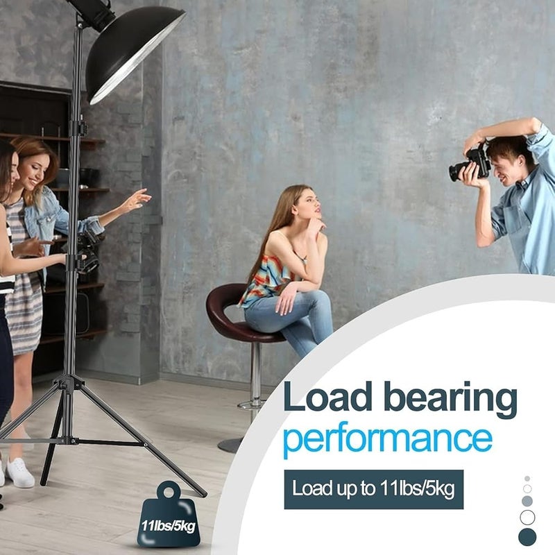 EMART Photography Light Stand 7ft, Portable Lighting Tripod, 1 Pack - Image 5