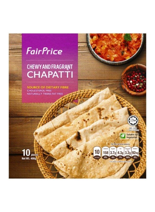FairPrice Chapatti, 10 pack - 400g, Malaysia - Image 1