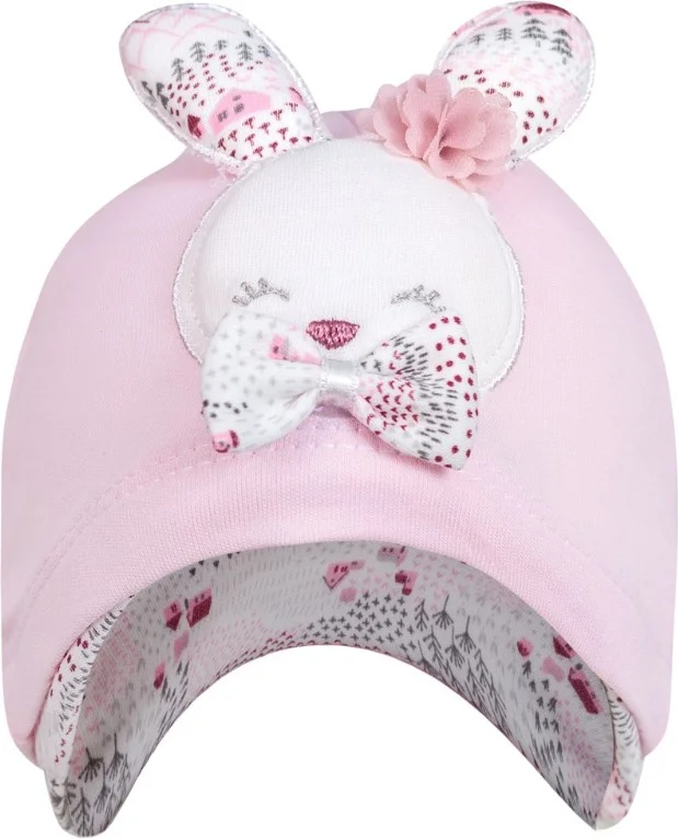 ساريبيبي Cute Rabbit Series Organic 5-Piece Baby Girl Hospital Released Pink