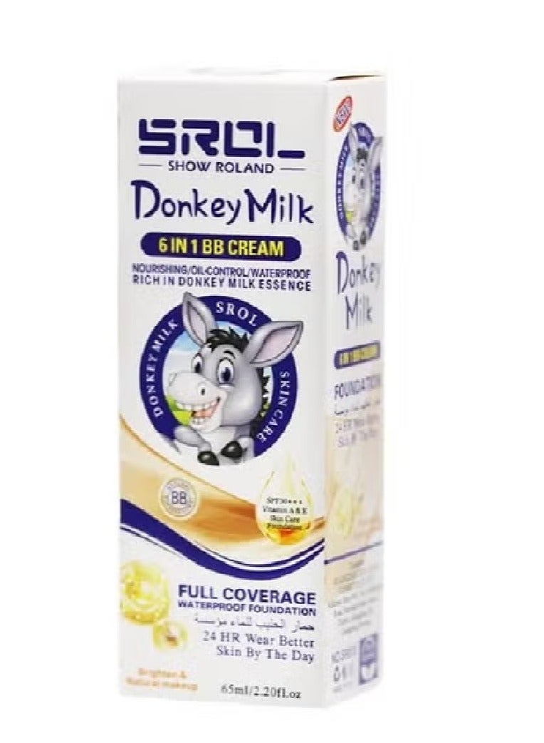 SROL Donkey Milk Foundation 6 in 1 SPF 30 65 ml - Image 1