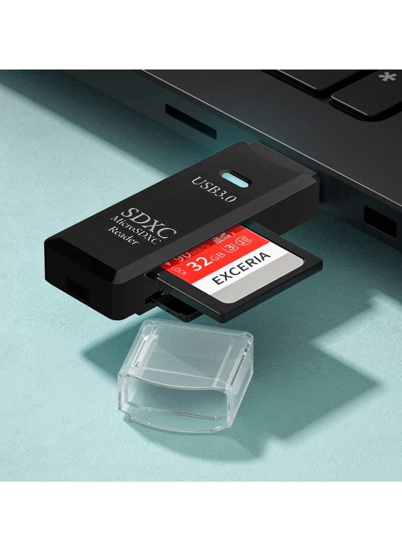 SYOSI - SYOSI USB 3.0 قارئ بطاقات SD، بطاقة Micro SD إلى محول USB قارئ بطاقات TF قارئ بطاقات ذاكرة الكاميرا لأجهزة الكمبيوتر المحمول - Image 1