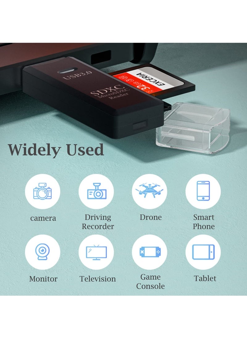 SYOSI - SYOSI USB 3.0 قارئ بطاقات SD، بطاقة Micro SD إلى محول USB قارئ بطاقات TF قارئ بطاقات ذاكرة الكاميرا لأجهزة الكمبيوتر المحمول - Image 1