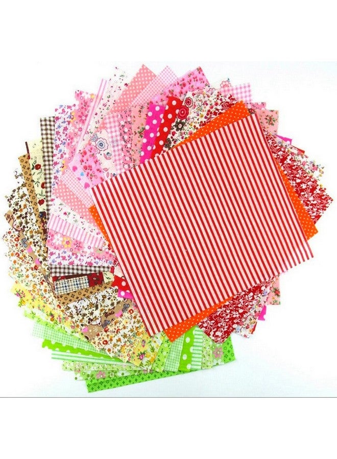 Haawooky 60 Pcs 4" X 4"(10Cm X 10Cm) Assorted Craft Fabric Bundle Squares Patchwork Fabric Sets For Diy Sewing Scrapbooking Quilting Dot Pattern - Image 4