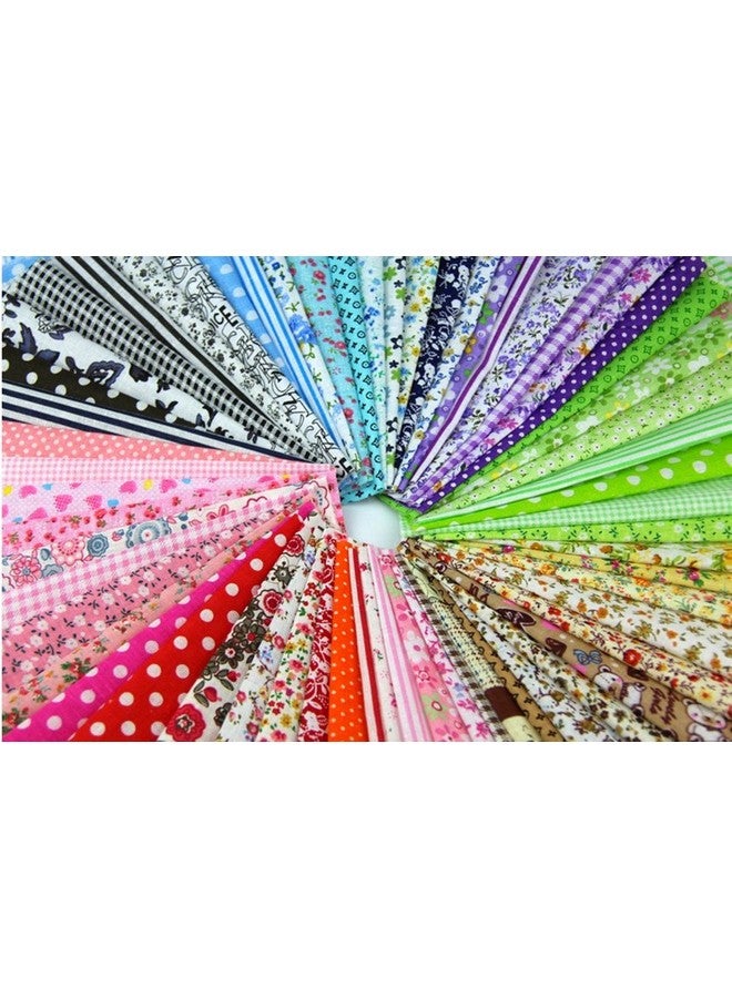 Haawooky 60 Pcs 4" X 4"(10Cm X 10Cm) Assorted Craft Fabric Bundle Squares Patchwork Fabric Sets For Diy Sewing Scrapbooking Quilting Dot Pattern - Image 5