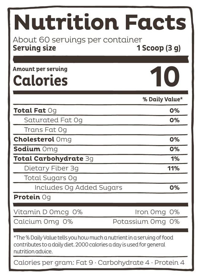 KOS - Organic Inulin Powder - Image 1