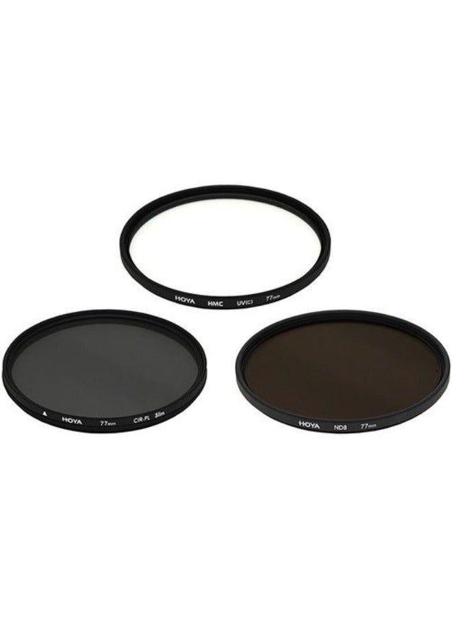 HOYA Hoya 77mm Digital Filter Kit II UV,PL-CIR,ND-8  - Image 2