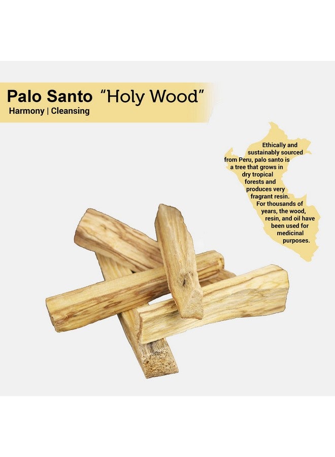 Ancientveda Palo Santo Sticks Premium Grade from Peru | Sacred Wood for Smudging, Meditation, Cleansing & Yoga (25 Pack) - Image 3