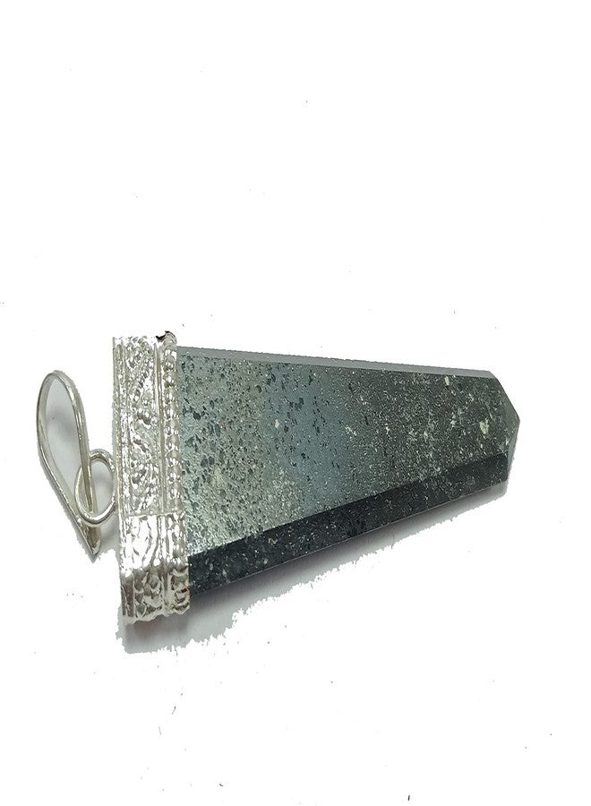 CA AGATE Hematite Aventurine Flat Point Pendant Necklace Healing Crystal Gemstone Jewelry - Image 3