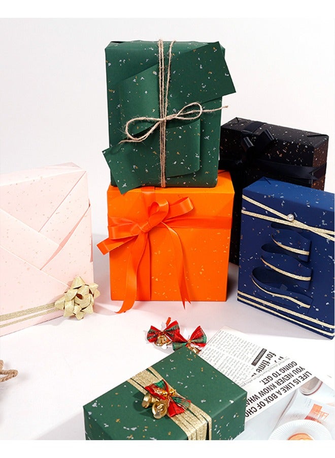 Zeemey Wrapping Paper Rolls, 3 Rolls Premium Gift Wrapping Paper 17 inch(43cm) x 120 inch(300cm) Per Roll, Birthday Wrapping Paper for Birthday Wrapping Paper, Baby Shower, Party (Pink, Green, Blue) - Image 4