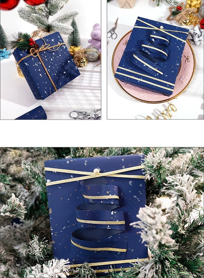 Zeemey Wrapping Paper Rolls, 3 Rolls Premium Gift Wrapping Paper 17 inch(43cm) x 120 inch(300cm) Per Roll, Birthday Wrapping Paper for Birthday Wrapping Paper, Baby Shower, Party (Pink, Green, Blue) - Image 3