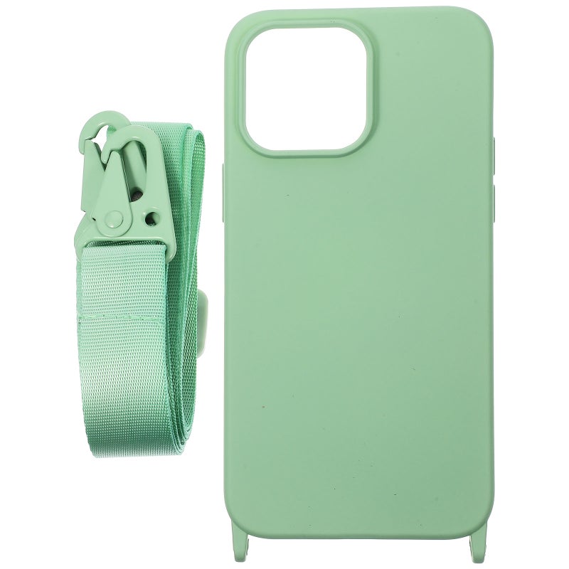 2pcs Cellphone Protector Protective Phone Case With Crossbody Lanyard Compatible With Iphone 14 - Image 1