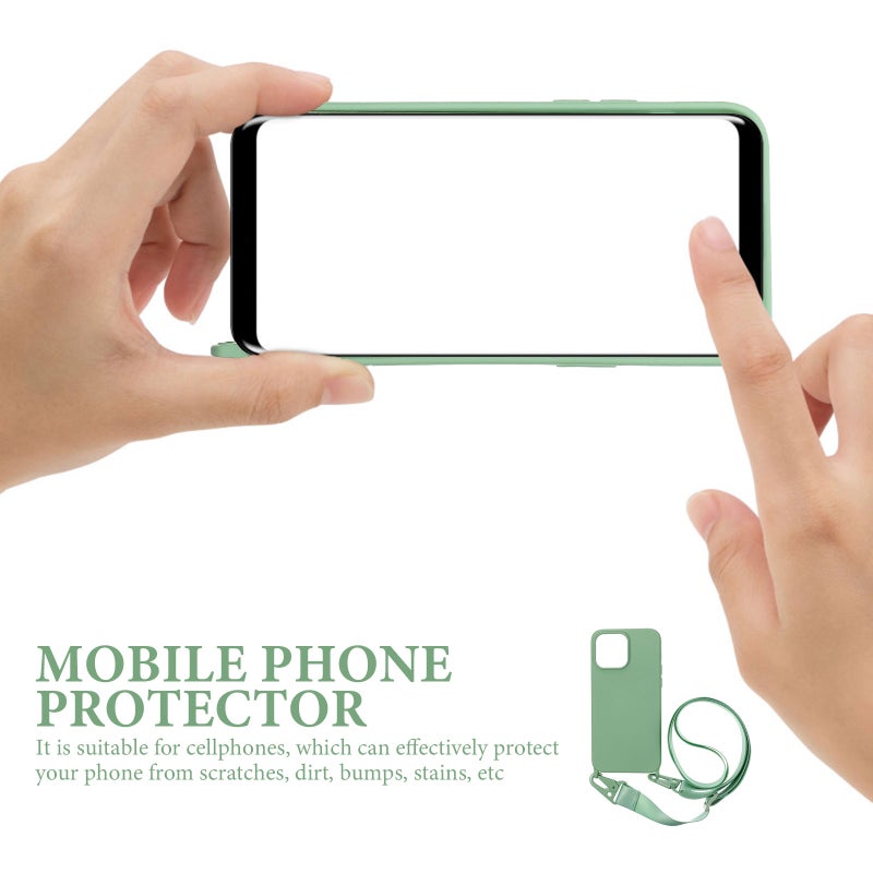 2pcs Cellphone Protector Protective Phone Case With Crossbody Lanyard Compatible With Iphone 14 - Image 5
