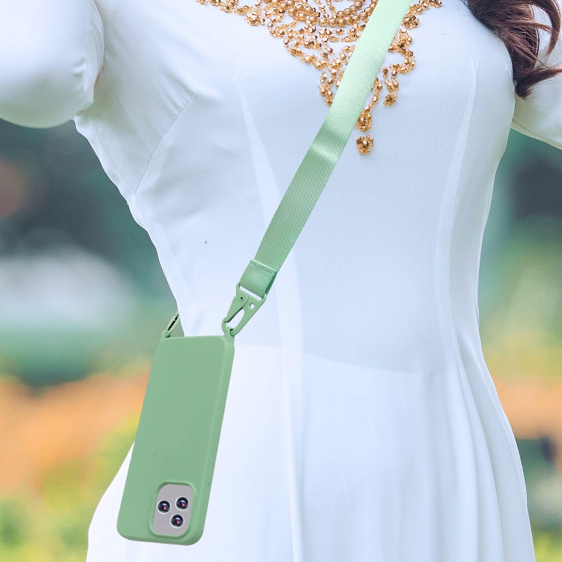 2pcs Cellphone Protector Protective Phone Case With Crossbody Lanyard Compatible With Iphone 14 - Image 2
