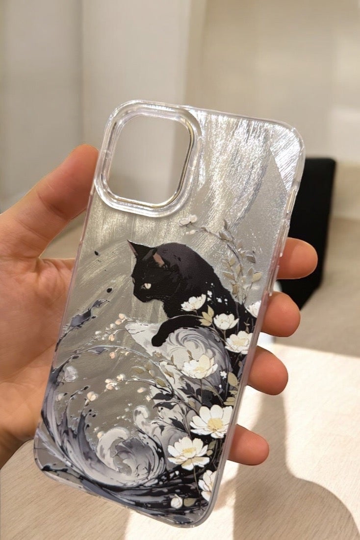 Elegant Cover Case For Iphone 11 Pro Max Anti Slip With Trendy Stickers Design - Image 1