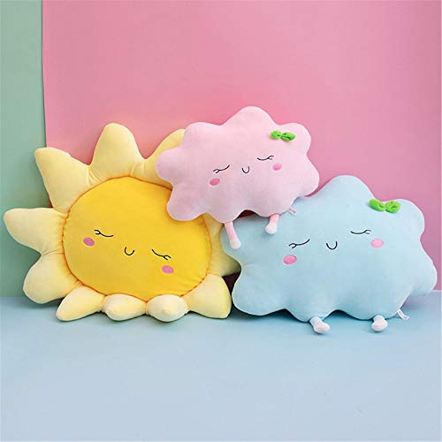 Peach Cuddle Sun Shaped Velvet Cushion for Kids Room, Living Room, Bedroom, Luxury Furnishing, Throw Pillow (16x16 inch, Orange) - Image 5