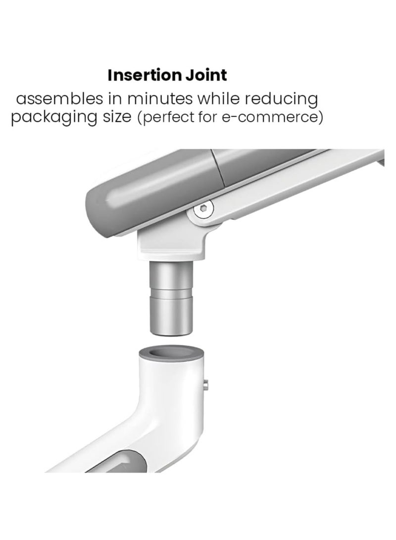 Newstar LDT68-C012 Single Monitor Gas Spring Desk Mount – Fits 13″–35″ LED/LCD Screens – Full Motion, Height Adjustable, 180°/360° Rotation – VESA 75×75/100×100 – Holds 2–9 kg - Image 5