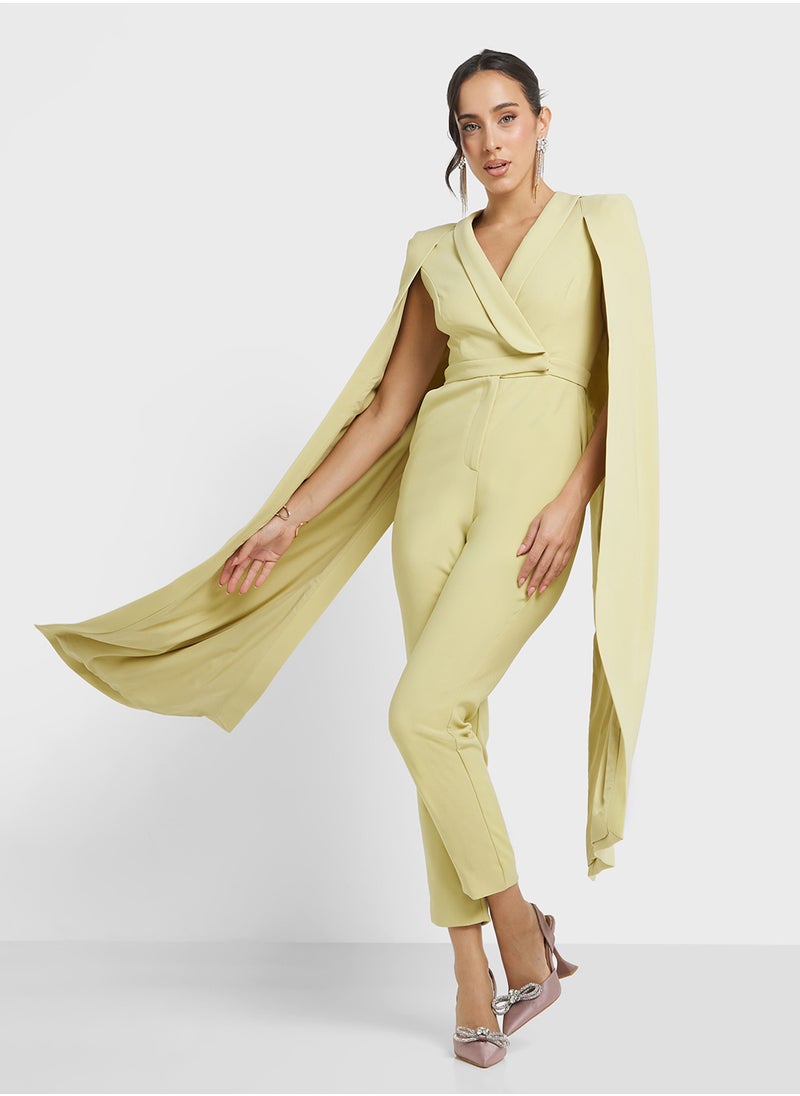 lavish alice Cape Style Tailored Jumpsuit  - Image 1