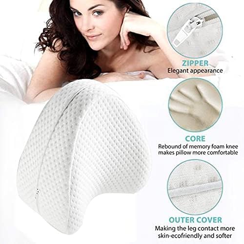 GOVINDGOPAL Sleeping Pillow for Side SleepBack Hip Joint Knee Pain Relief Cushion Leg and Sleep It Designed Back PainSciatic Nerve ReliefLeg PainPregnancyMemory Foam PillowMulticolorPack of 1 - Image 3