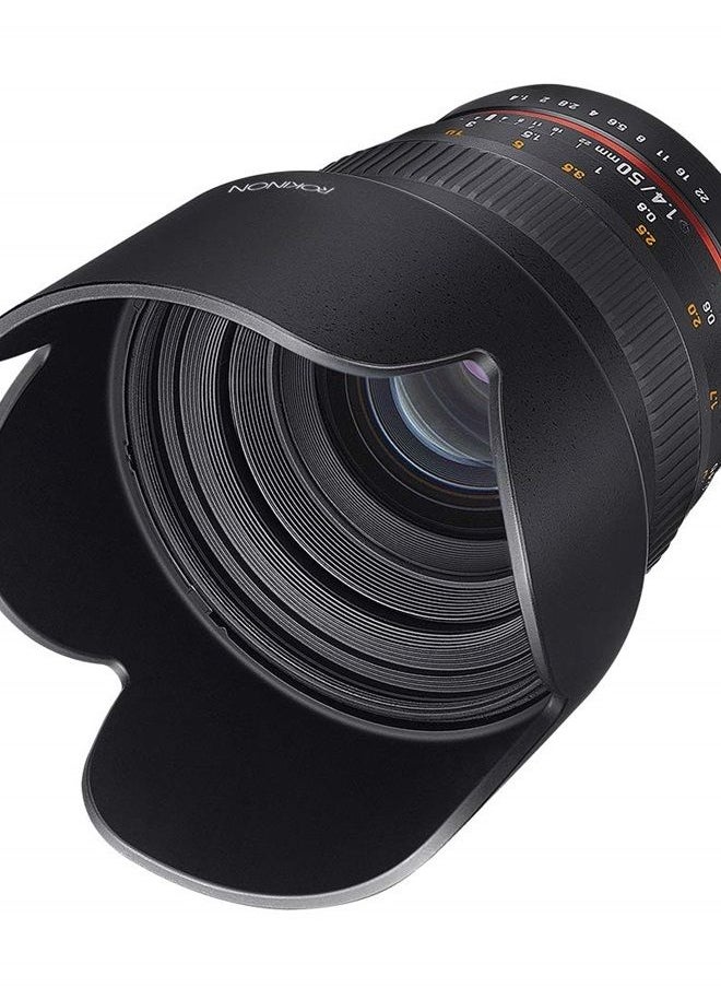 Rokinon 50mm F1.4 Lens for Canon EF Digital SLR  - Image 2
