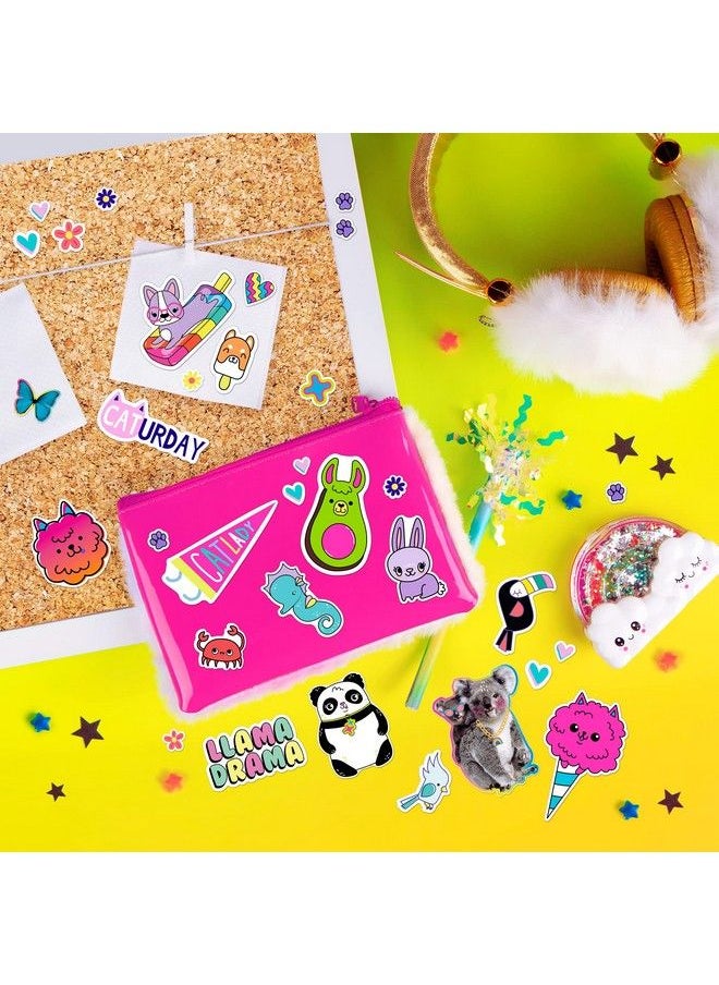 Fashion Angels - Cute Animal Stickers For Kids Animal Laptop Stickers For Scrapbooking Planner Design Gifts And Rewards 40Page Sticker Book For Kids Ages 6 And Up - Image 1