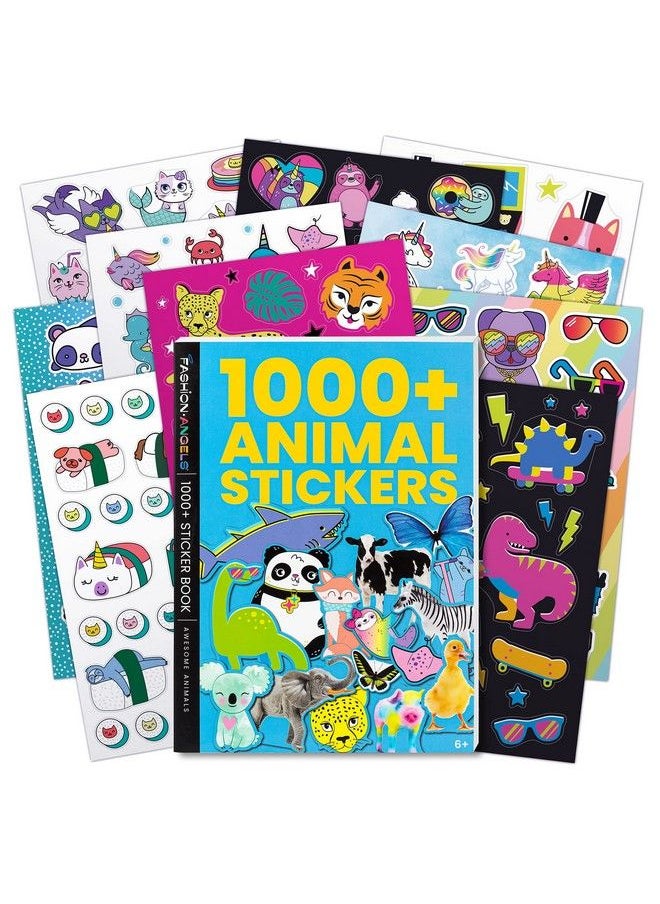 Fashion Angels - Cute Animal Stickers For Kids Animal Laptop Stickers For Scrapbooking Planner Design Gifts And Rewards 40Page Sticker Book For Kids Ages 6 And Up - Image 1