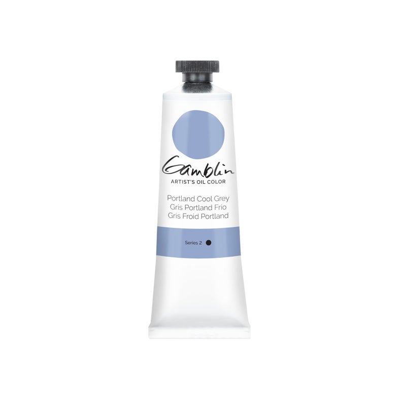 Gamblin Artist Oil 37Ml Portland Cool Grey - Image 5