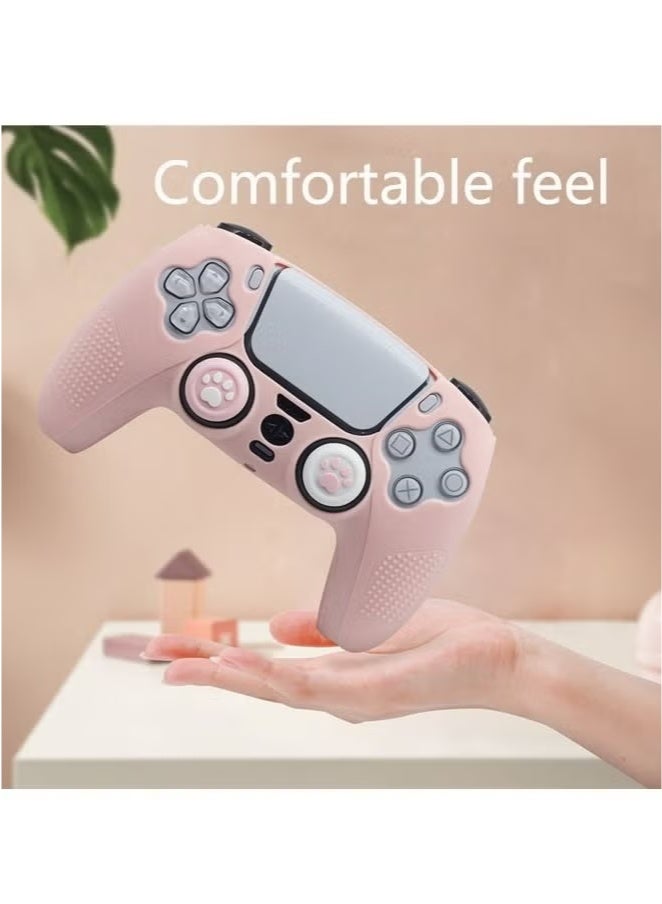 Silicone Skin Accessories for PS5 Controller Grip Covers Case Protector with Anti-Slip Anti-scratch Silicone Dustproof Protective,Skin x 2, Thumb Grip Cover x 4 Compatible Charger Station Dock - Image 4