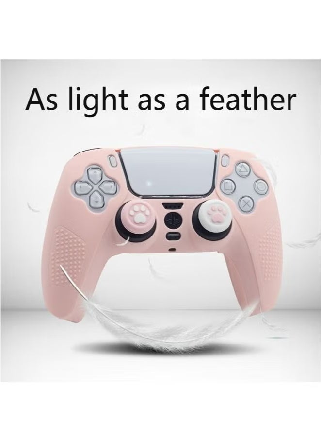 Silicone Skin Accessories for PS5 Controller Grip Covers Case Protector with Anti-Slip Anti-scratch Silicone Dustproof Protective,Skin x 2, Thumb Grip Cover x 4 Compatible Charger Station Dock - Image 5