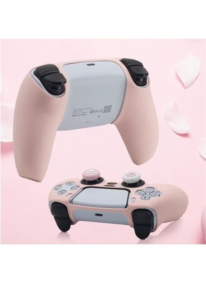 Silicone Skin Accessories for PS5 Controller Grip Covers Case Protector with Anti-Slip Anti-scratch Silicone Dustproof Protective,Skin x 2, Thumb Grip Cover x 4 Compatible Charger Station Dock - Image 3