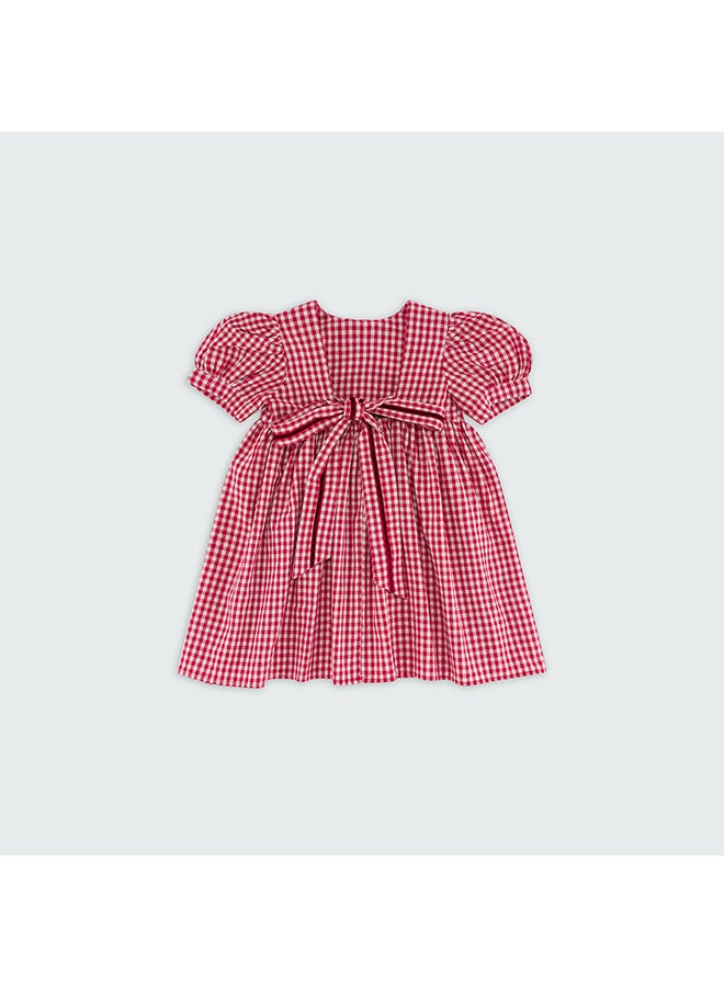 Gingi Store Noelia Dress Burgundy - Image 1