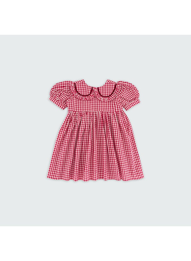 Gingi Store Noelia Dress Burgundy - Image 2