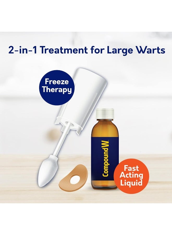 Compound W Dual Power For Large Warts, Freeze Off & Liquid Wart Remover  - Image 3