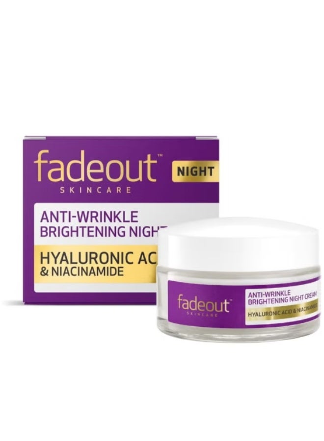 Anti-Wrinkle & Brightening Night Cream 50ml – Age-Protect Moisturizer