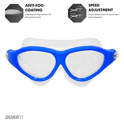 TYR Flex Frame Swim Mask Swim Goggles (Blue) - Image 2