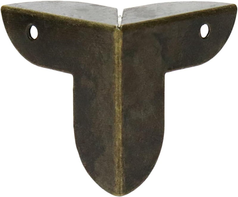 Mcredy Box Corner Protectors Metal Mcredy Decor Edge Guard for Box Table Cabinet with Screws 087 Length Corner Protector Bronze Pack of 60 - Image 5